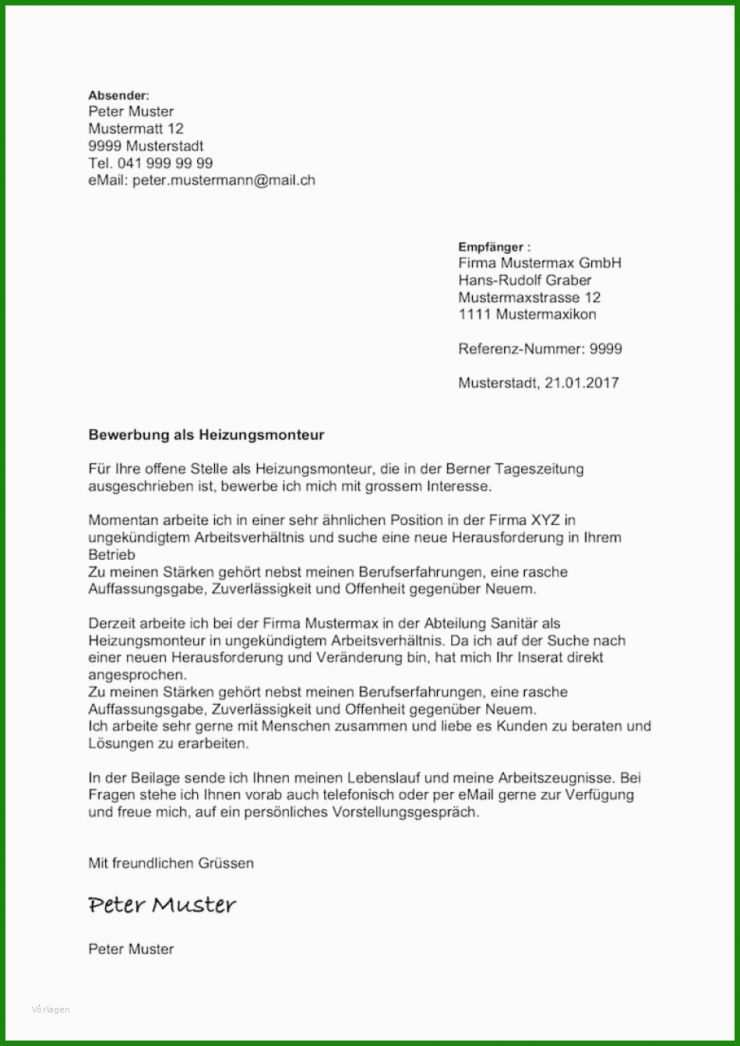 Stipendium Bericht Muster