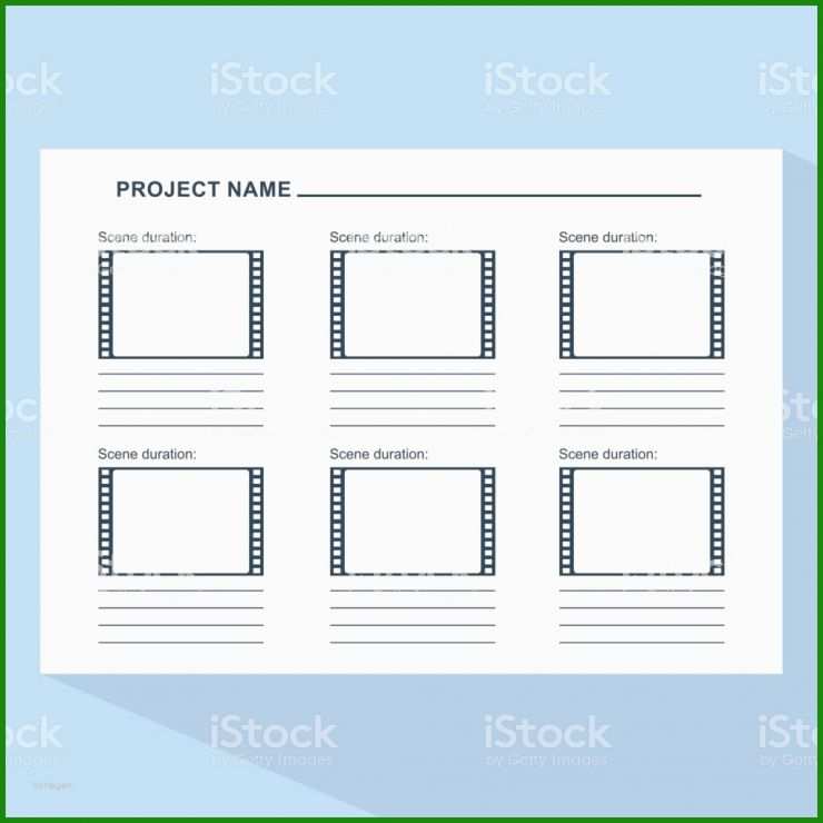 Storyboard Comic Vorlage