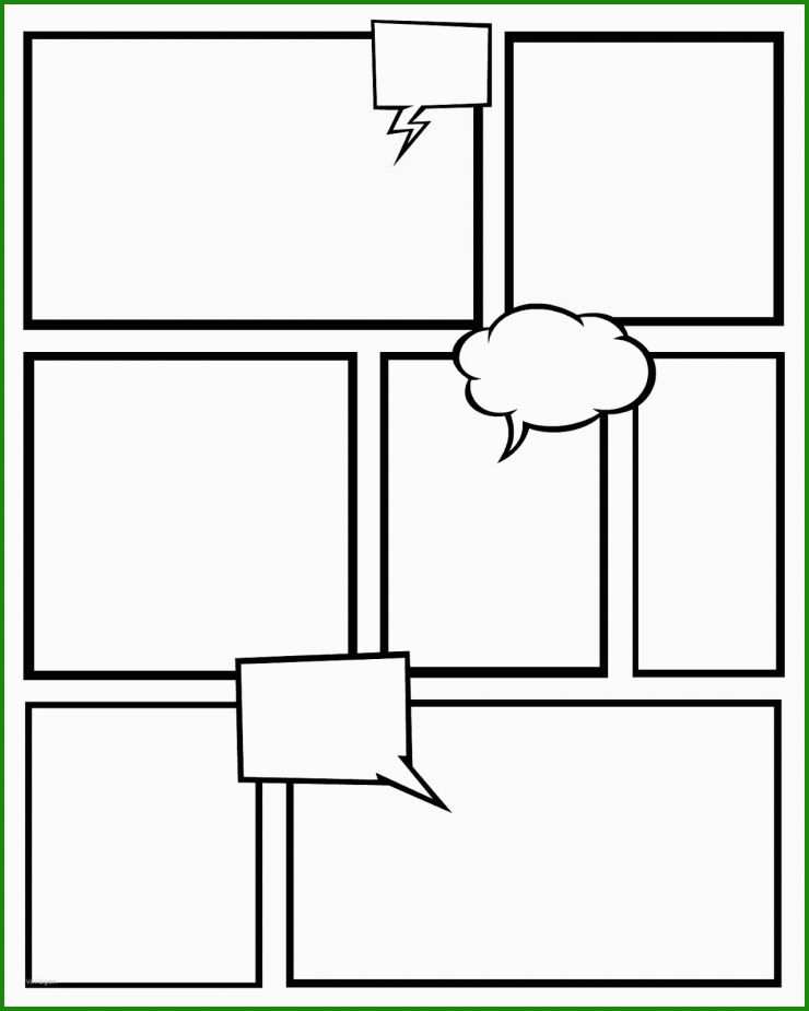 Storyboard Vorlage Comic