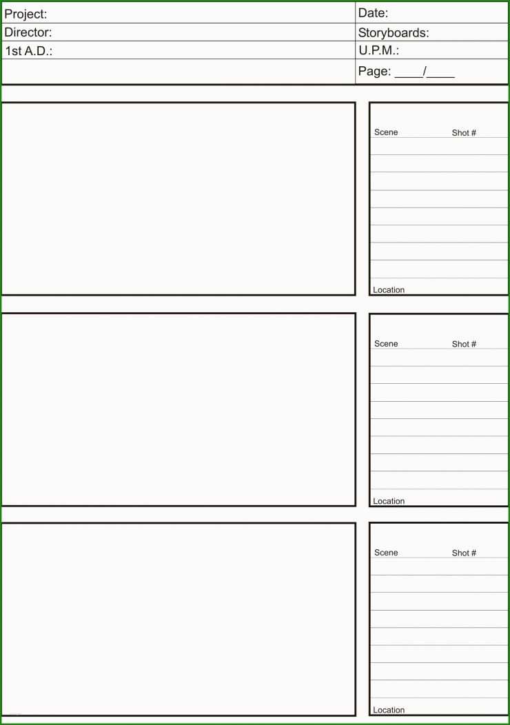 Storyboard Vorlage Deutsch Pdf