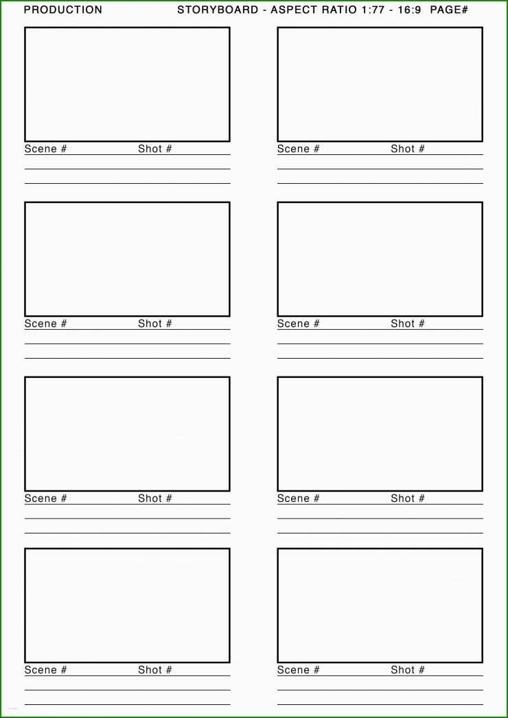 Storyboard Vorlage Erklärvideo