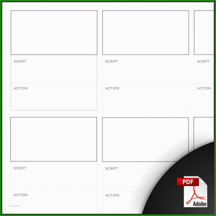 Storyboard Vorlage Pages