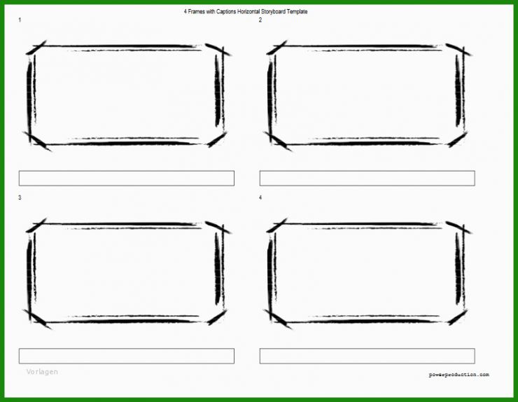 Storyboard Vorlage Word Deutsch