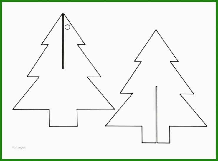 Tannenbaum Basteln 3d Vorlage