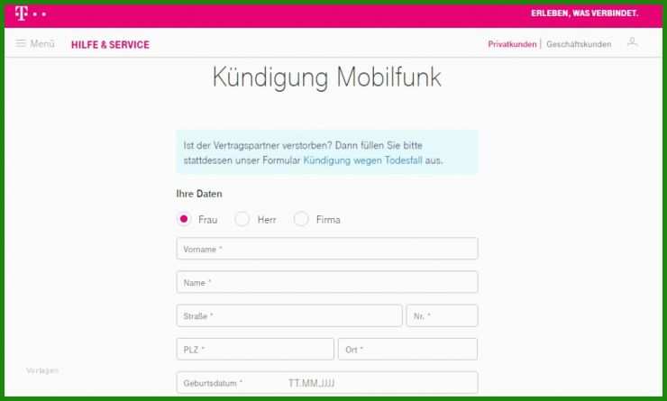 Telekom Rechnung Muster