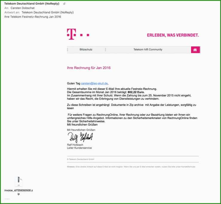 Telekom Rechnung Reklamieren Muster