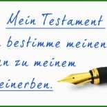 Testament Alleinerbe Muster