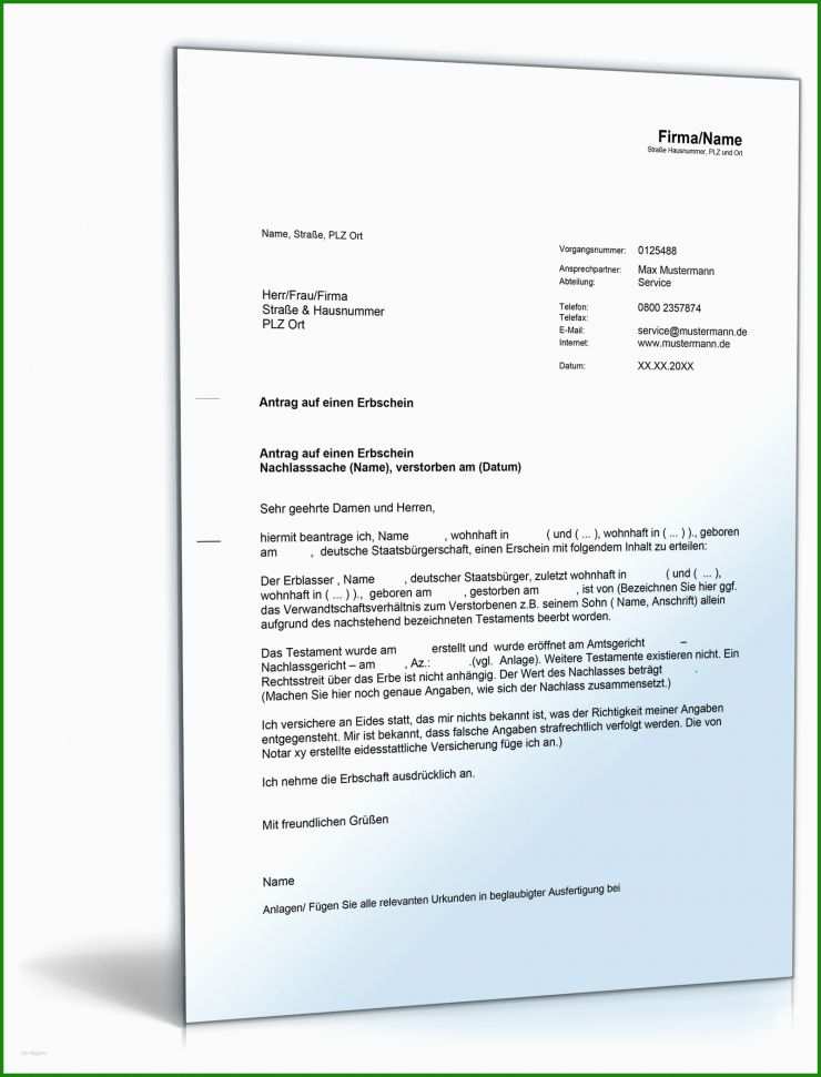 Testament Schreiben Muster Kostenlos