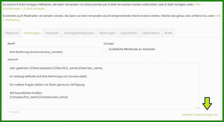 Text Angebot Muster