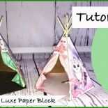 Tipi Basteln Papier Vorlage