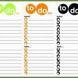 To Do Liste Deutsch Word Vorlage