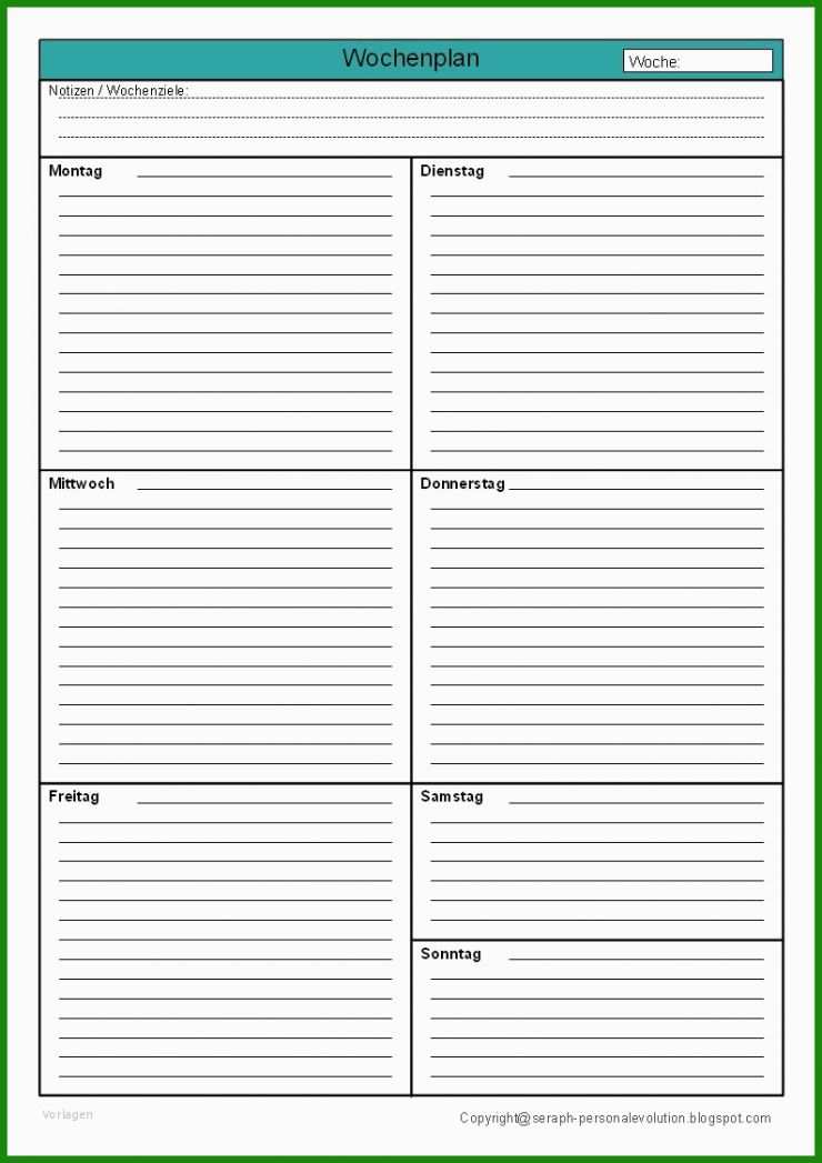 To Do Liste Vorlage Tagesplan