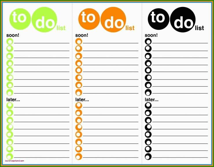 To Do Liste Vorlage Word