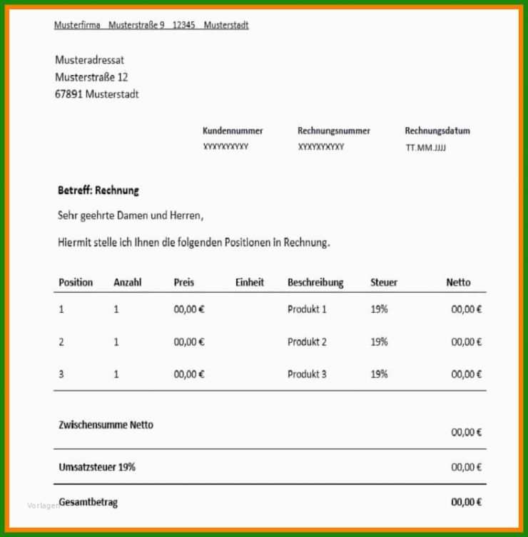 Totenschein Rechnung Muster
