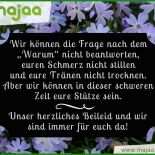 Trauer Kondolenzschreiben