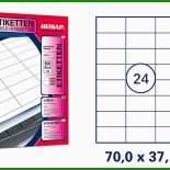 Universal Etiketten 70 X 37 Mm Vorlage