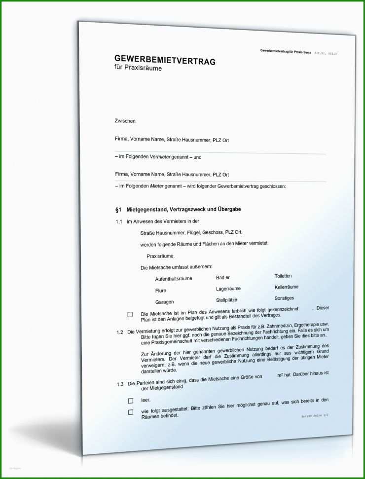Untermietvertrag Befristet Vorlage