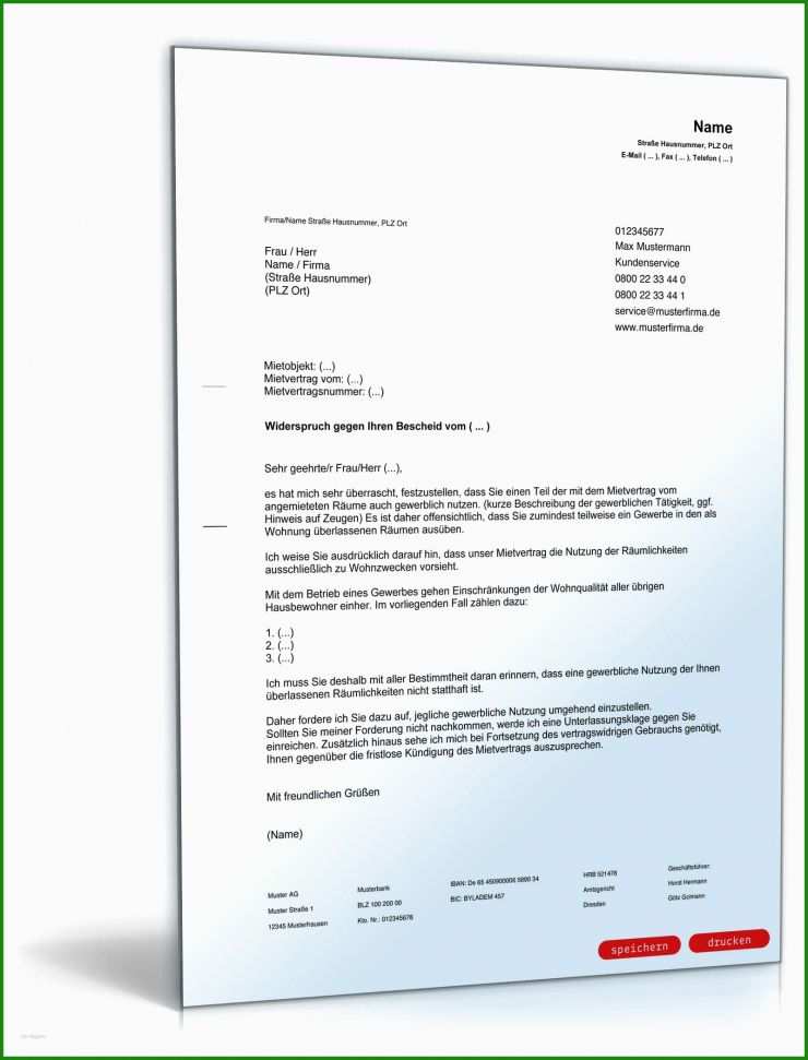 Untermietvertrag Für Gewerbliche Räume Vorlage