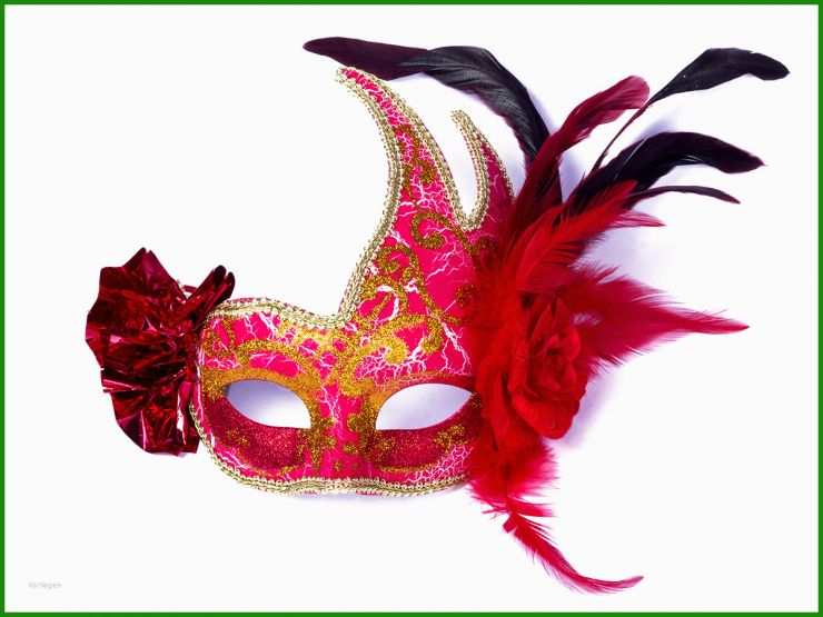 Venezianische Maske Vorlage Basteln
