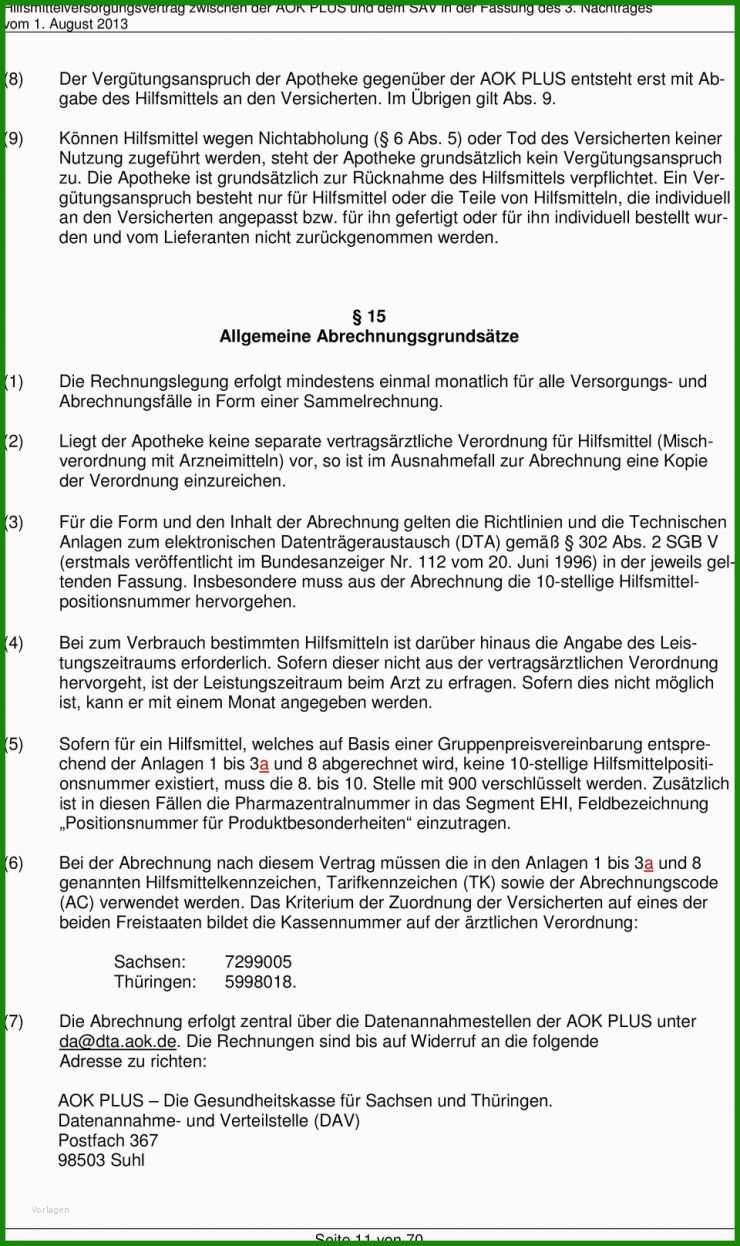 Verhinderungspflege Rechnung Muster Aok