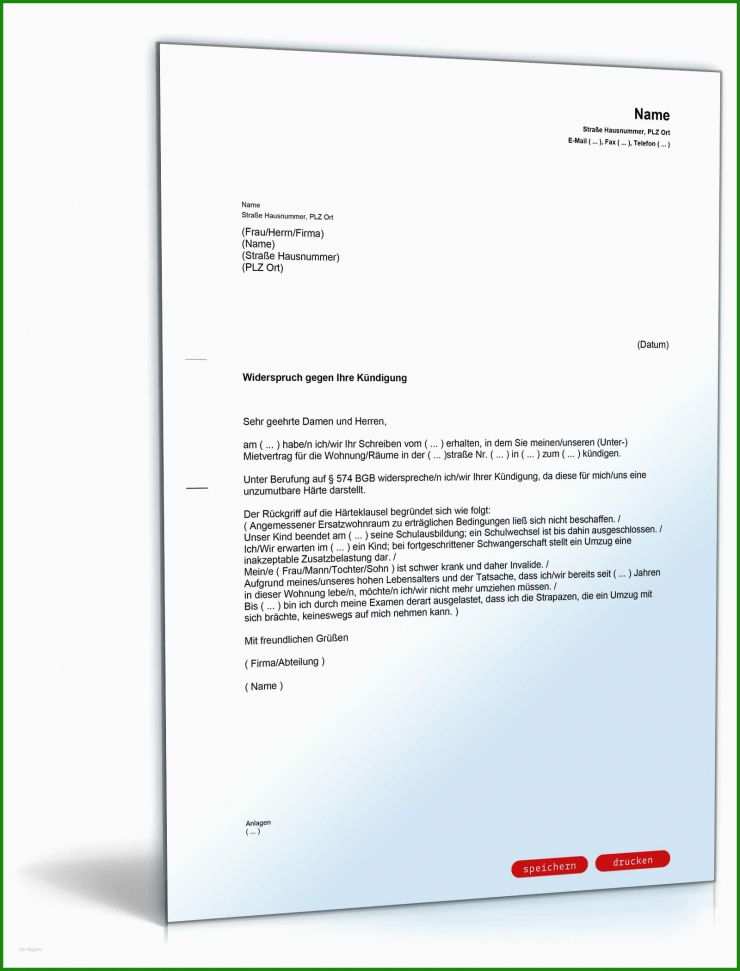 Verlängerung Gekündigter Mietvertrag Muster