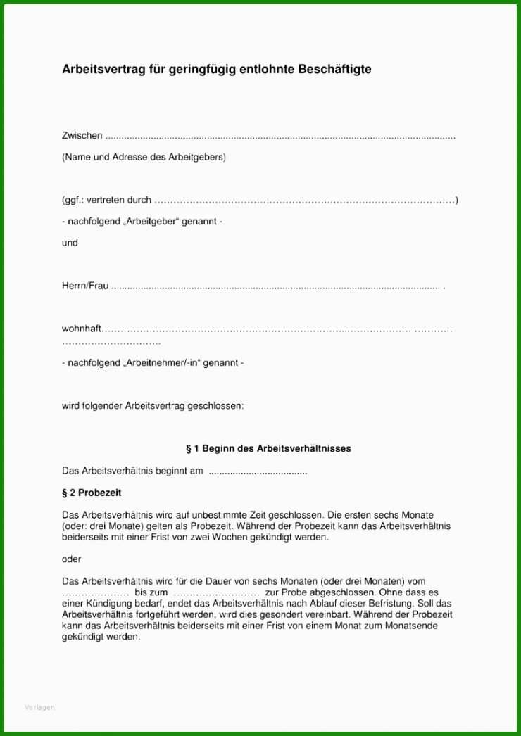 Vertrauensarbeitszeit Muster Arbeitsvertrag