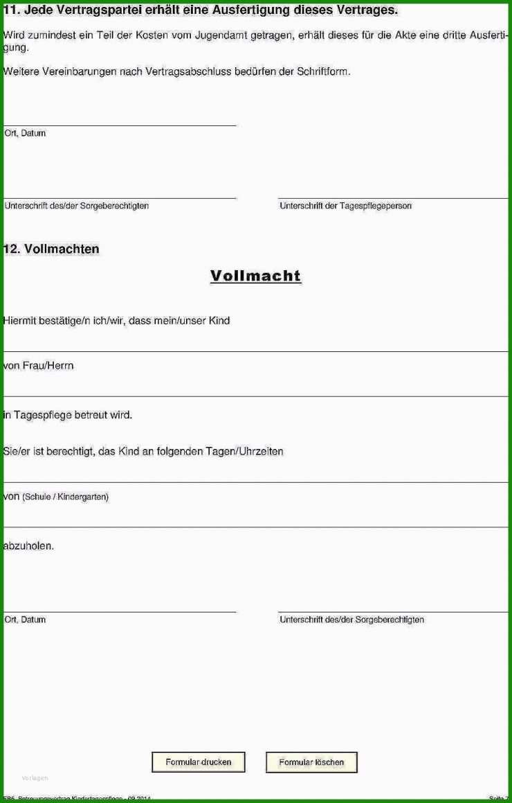Vollmacht Arztbesuch Kind Muster
