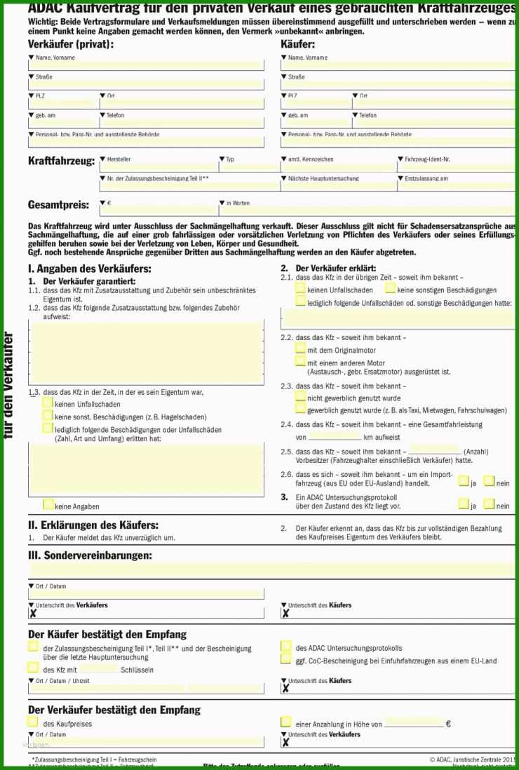 Vollmacht Auto Abmelden Vorlage