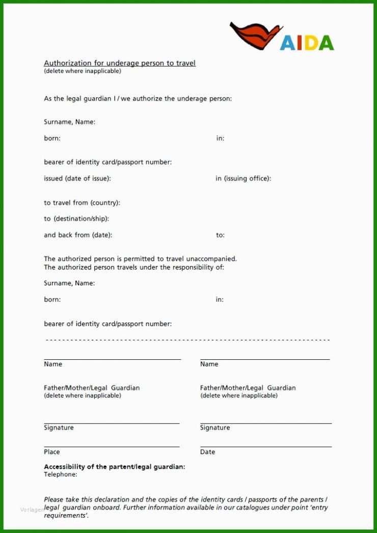 Vollmacht Englisch Muster