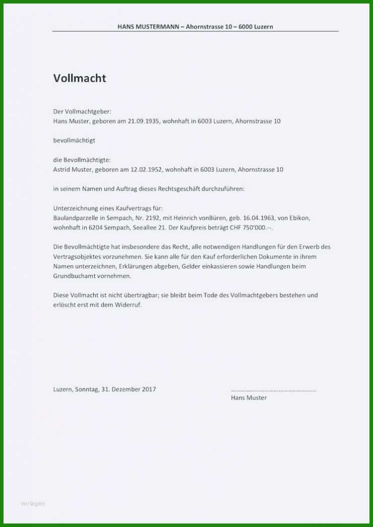 Vollmacht Führerschein Beantragen Muster