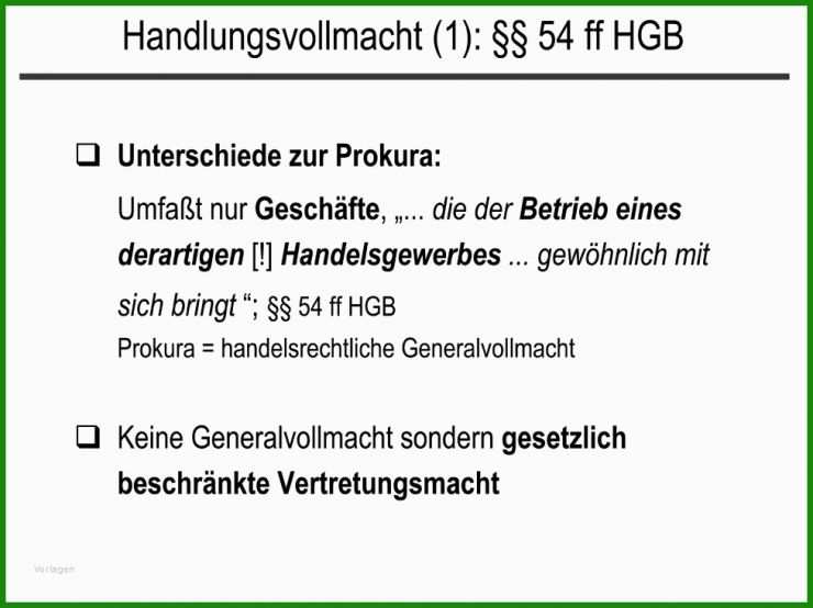 Vollmacht Für Unterschrift Muster