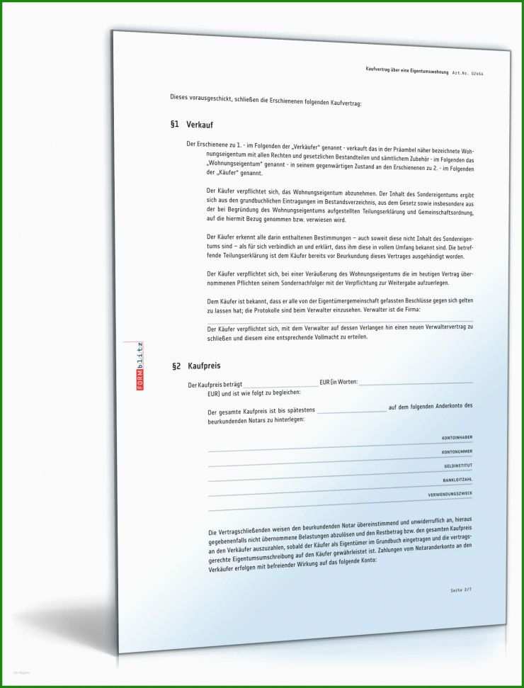 Vollmacht Grundstückskauf Muster