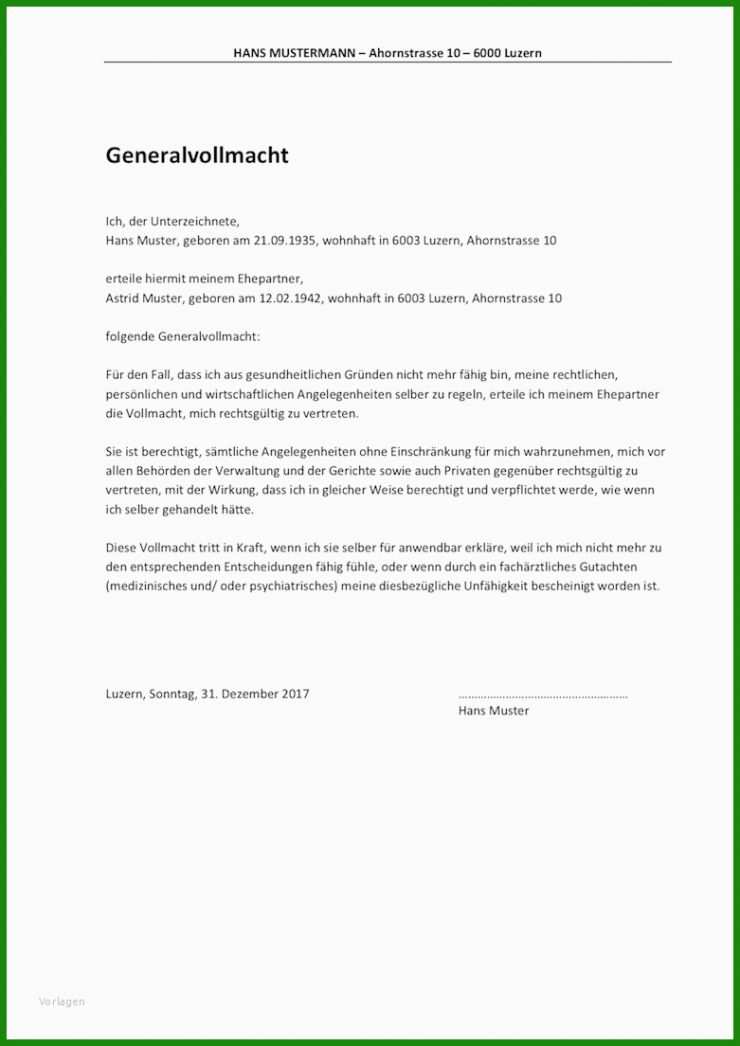 Vollmacht Meldebescheinigung Muster
