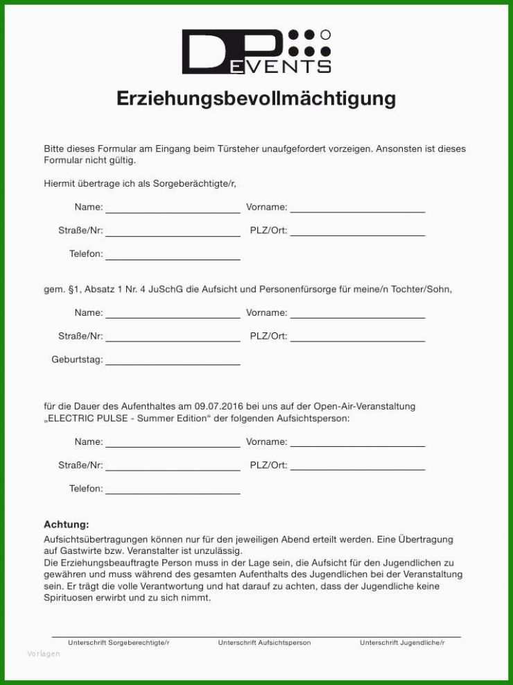 Vollmacht Muster Arzt