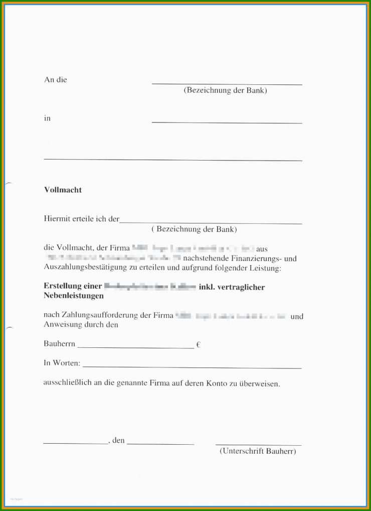 Vollmacht Muster Gewerbeanmeldung