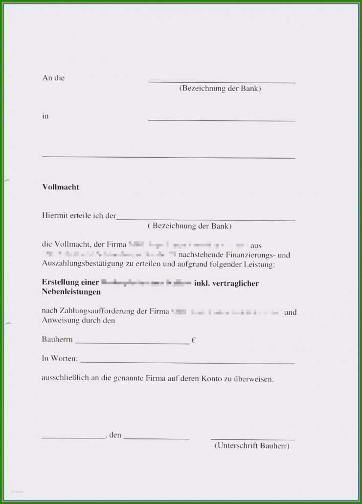 Vollmacht Muster Kfz Zulassung
