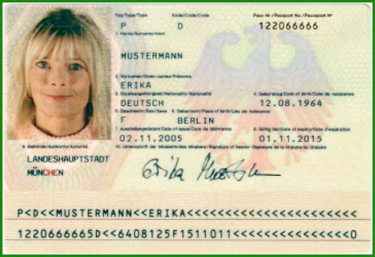 Vollmacht Reisepass Abholen Muster