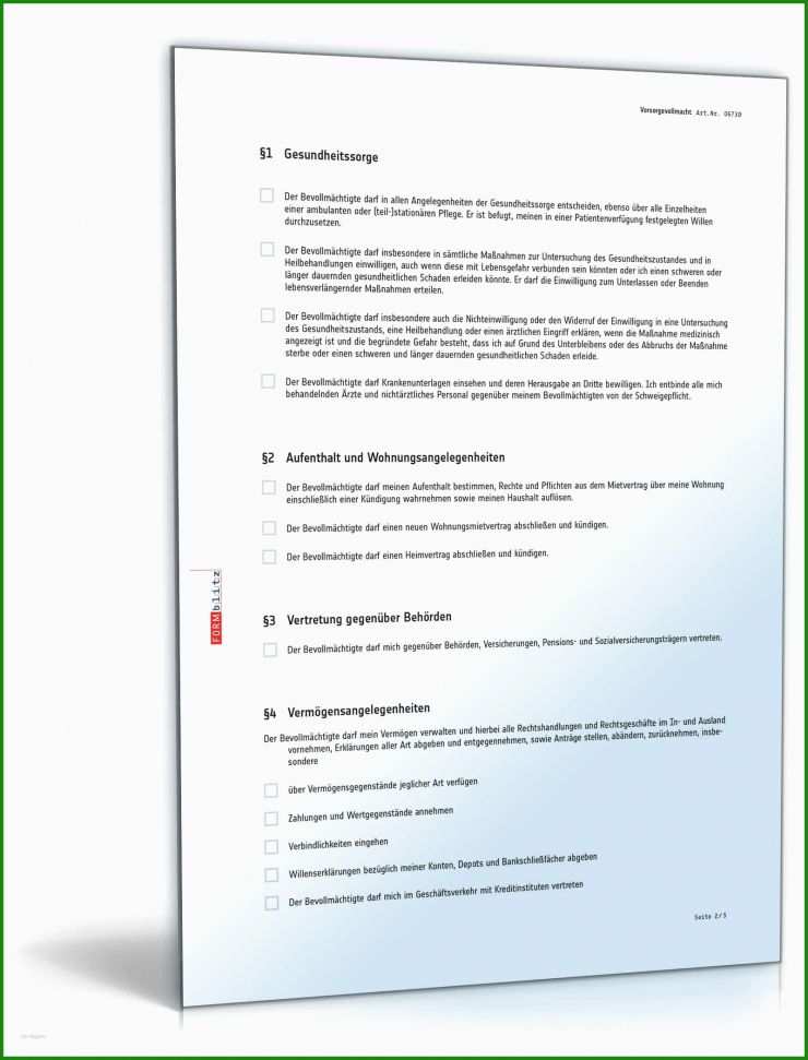 Vollmacht Schulische Angelegenheiten Muster