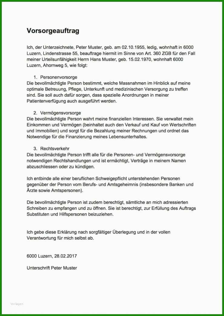 Vollmacht sorgerecht übertragen Muster