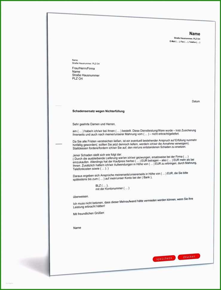 Vollmacht Telekom Vorlage