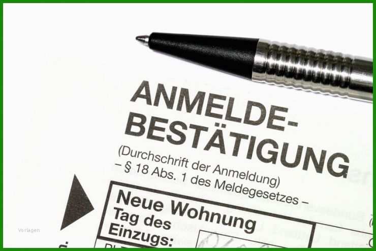 Vollmacht Ummeldung Wohnsitz Muster