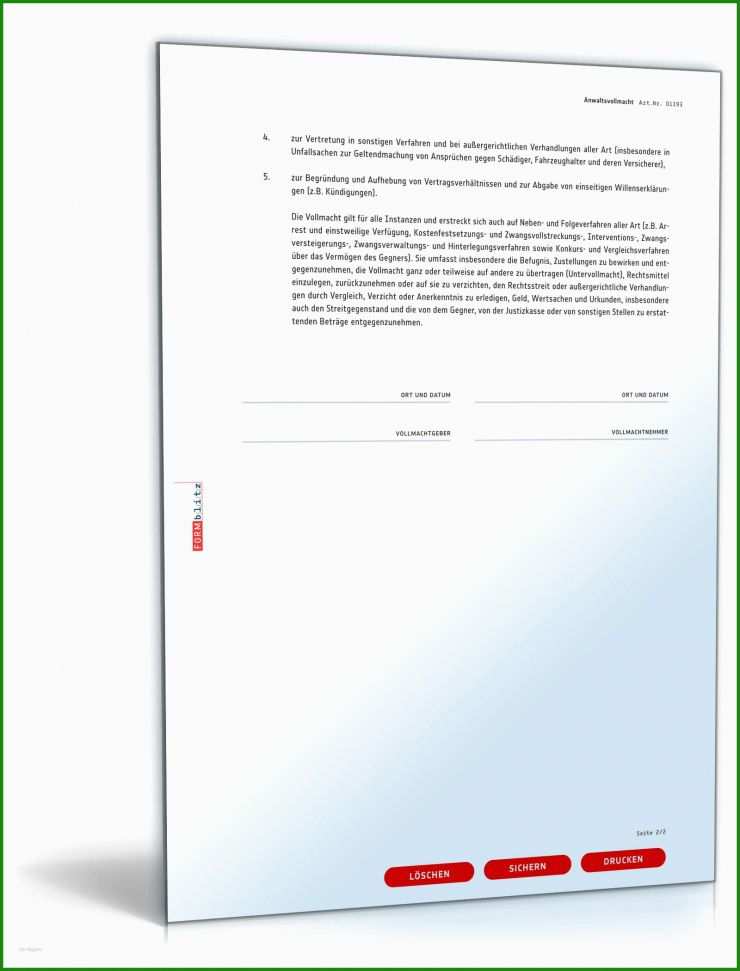 Vollmacht Vertretung Erbengemeinschaft Muster
