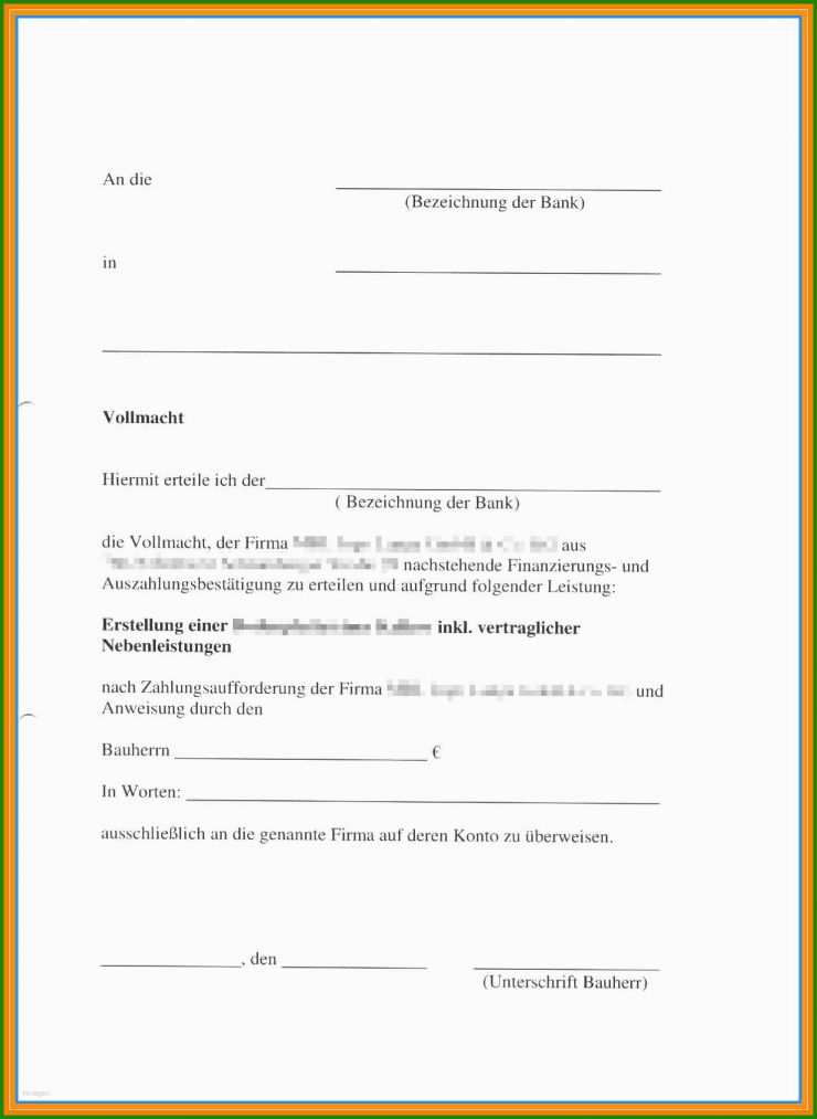 Vollmacht Widerruf Muster