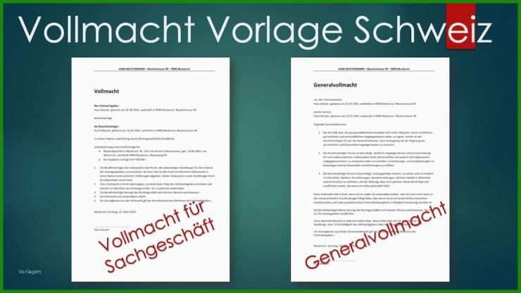 Vollmacht Wohnungsübergabe Vorlage