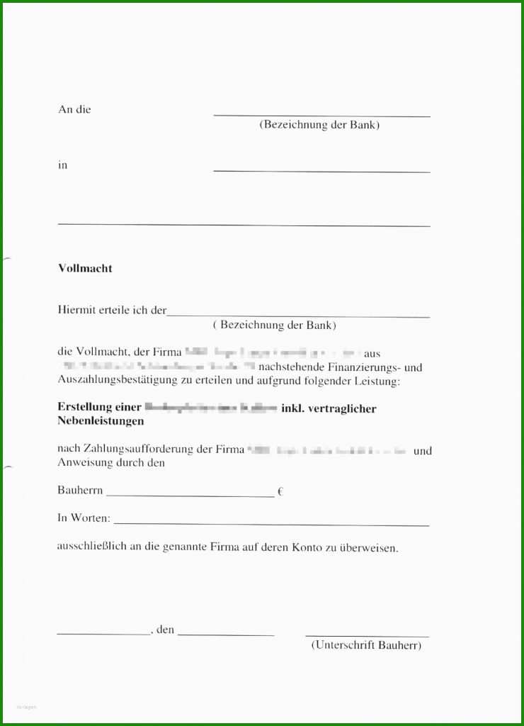 Vollmacht Zur Vorlage Bei Der Kfz-zulassungsbehörde