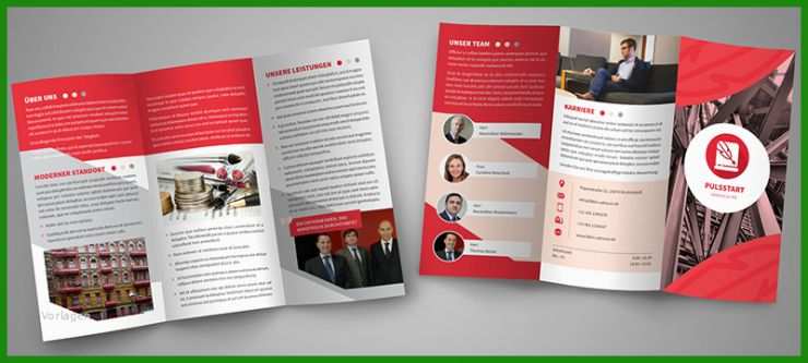 Vorlage 8 Seiten Flyer