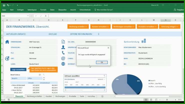 Vorlage Angebot Excel