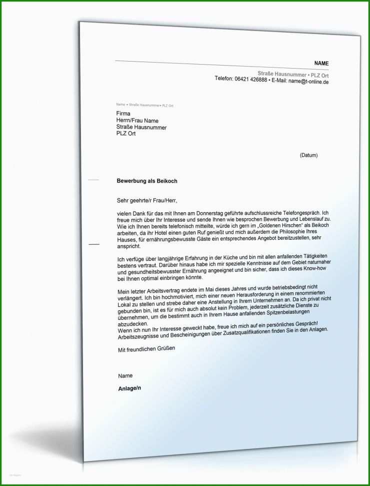 Vorlage Arbeitszeugnis Servicekraft Gastronomie