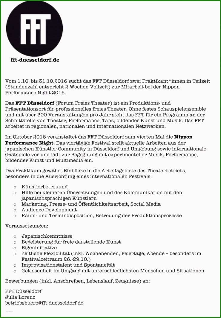 Vorlage Bewerbung Praktikum Studium