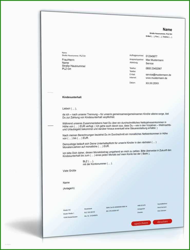 Vorlage Brief Ans Amt